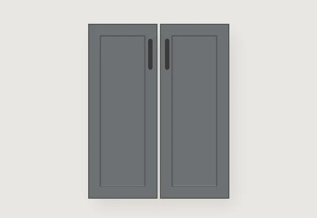 Georgia kitchen, Monument Grey
