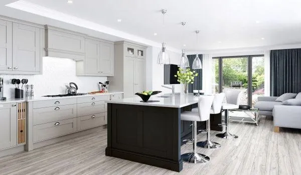 Madison kitchen, Sanded ready to paint