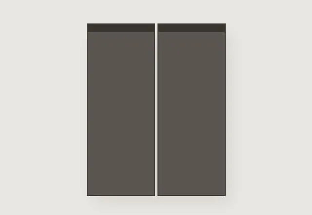 Zola Matt Handleless kitchen, Lava