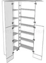 2120mm High Walk-In Larder Unit