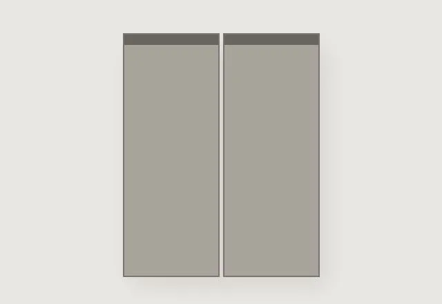 Zola Matt Handleless kitchen, Stone Grey