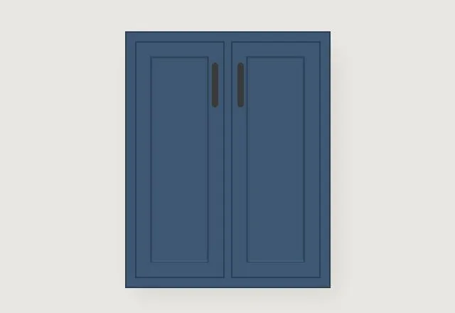 Arrington kitchen, Parisian Blue