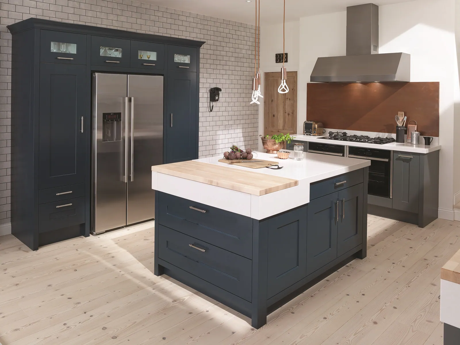 Fitzroy kitchen, Hartforth Blue