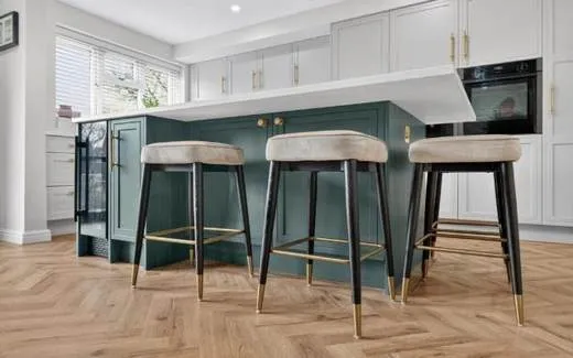Arrington kitchen, Arrington in Light Grey & Viridian · Light Grey, Viridian
