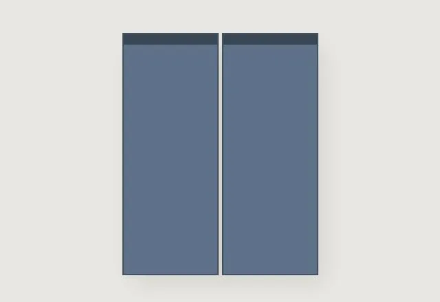 Zola Matt Handleless kitchen, Airforce