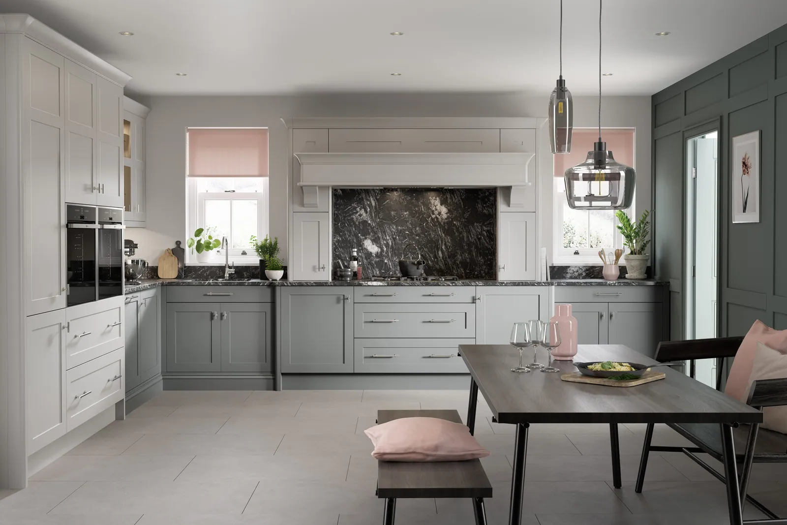 Hunton kitchen, Dove Grey