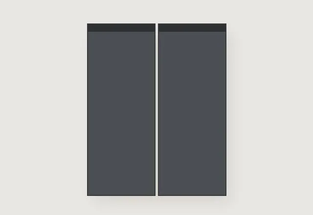 Zola Matt Handleless kitchen, Gunmetal Grey
