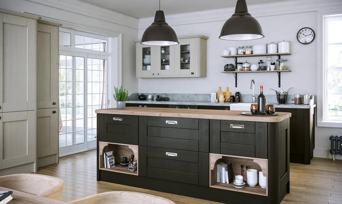 Wilton Shaker kitchen, Graphite