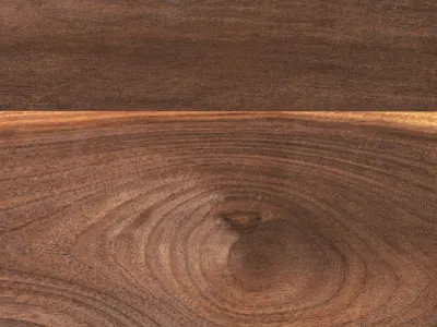 Formica Wide Planked Walnut worktop 3m x 600mm x 38mm