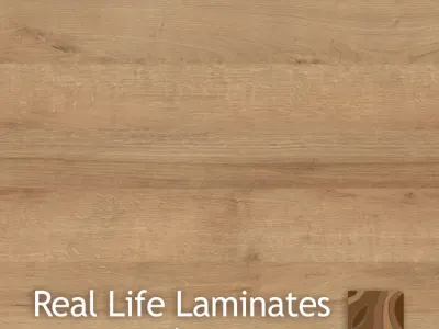 Sherwood Oak 4m Laminate Upstand