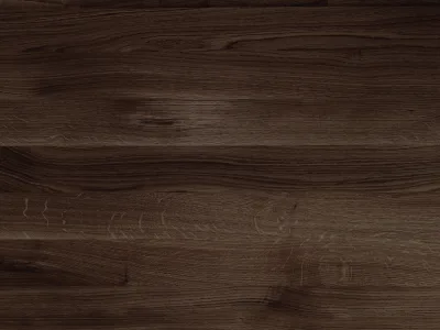 Black Stained Oak Wooden Worktop Upstand 3M X 80 X 18mm