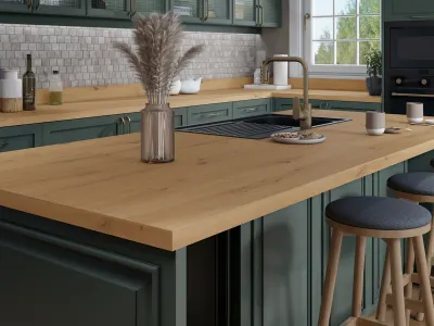 Basque Oak Luxury worktop 3m x 635mm x 39mm