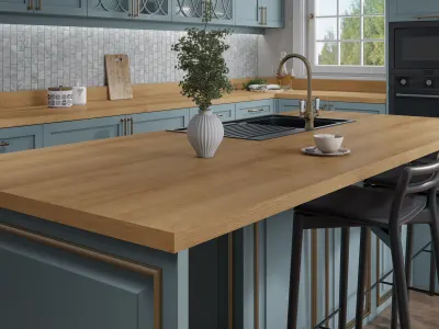 Sherwood Oak Luxury worktop 3m x 635mm x 39mm