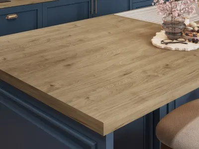 Rustic Wood worktop 3m x 635mm x 39mm