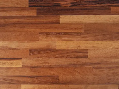 De Terra Iroko solid wood kitchen worktop
