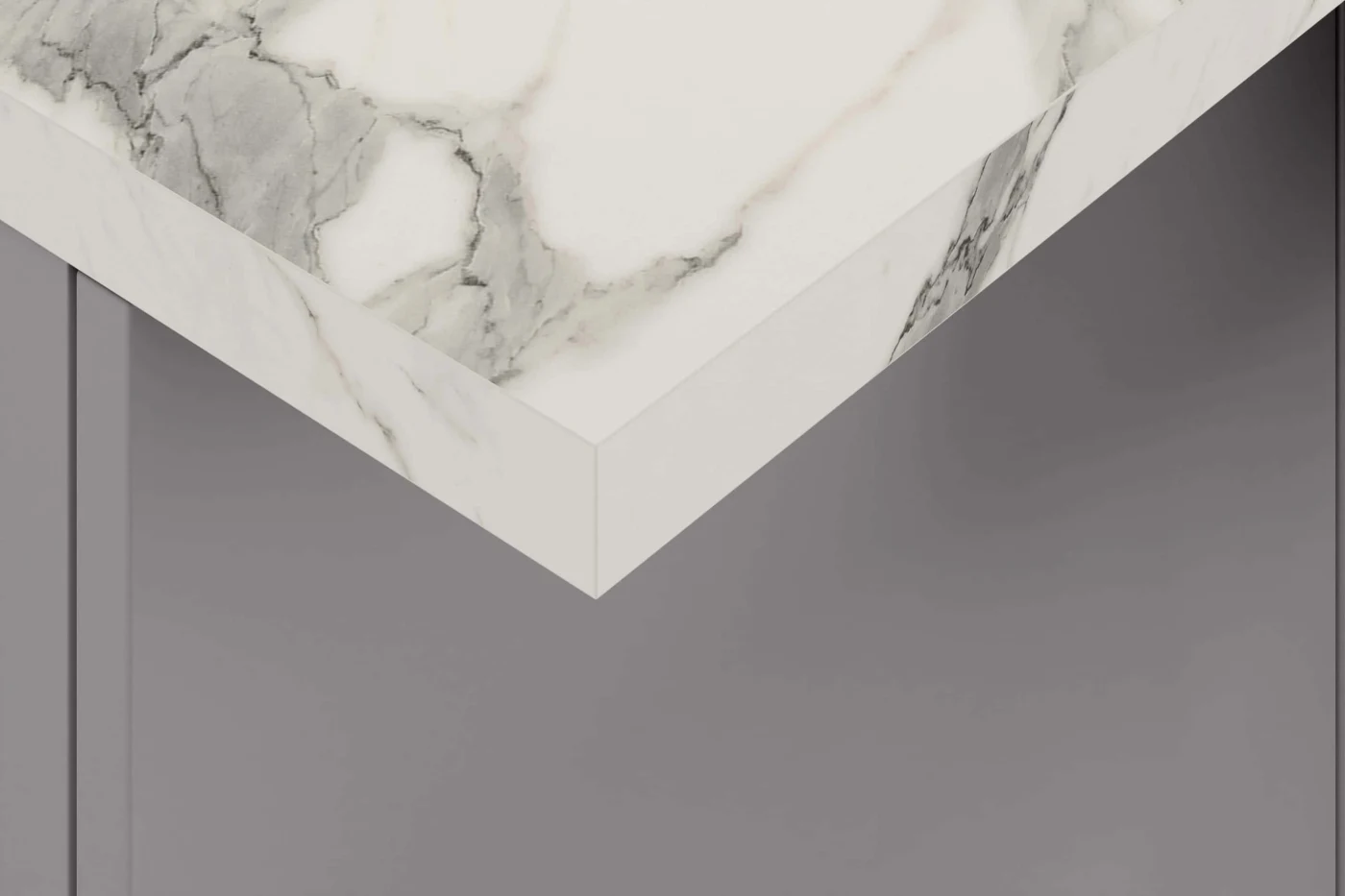 Statuario Marble laminate kitchen worktop