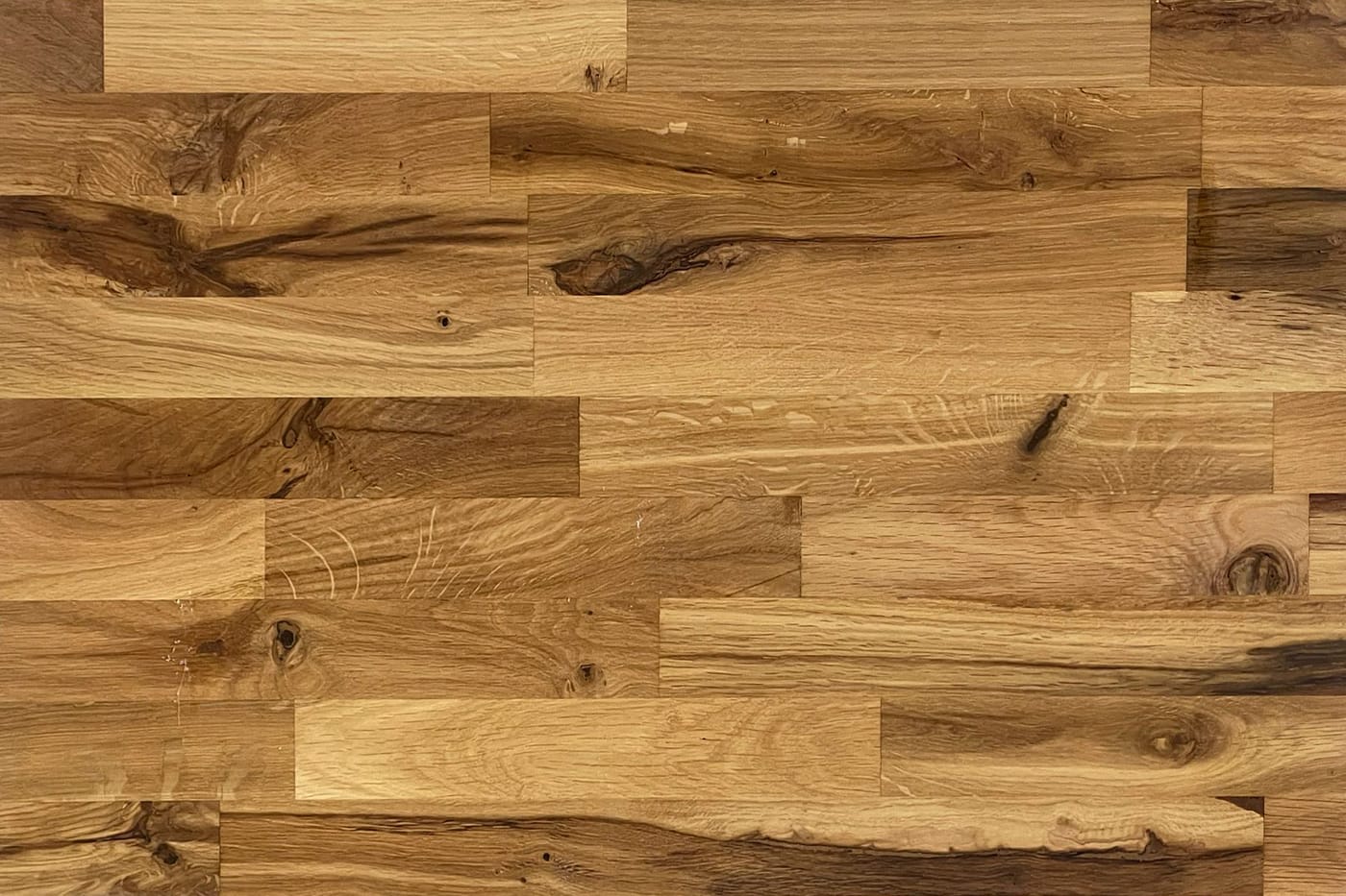 De Terra Rustic Oak solid wood kitchen worktop