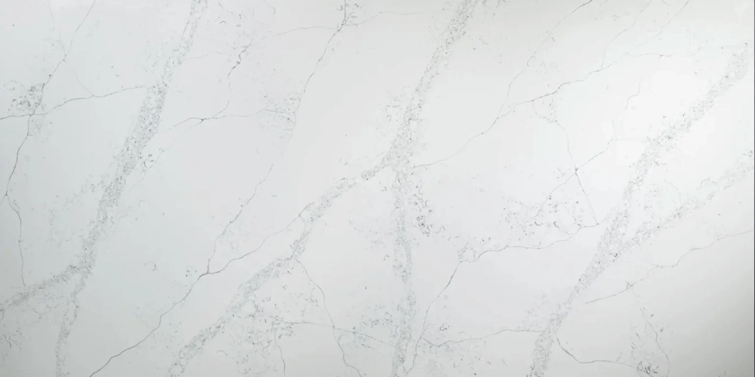 Frozen quartz kitchen worktop
