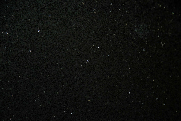 Black Shimmer quartz worktop by Fugen