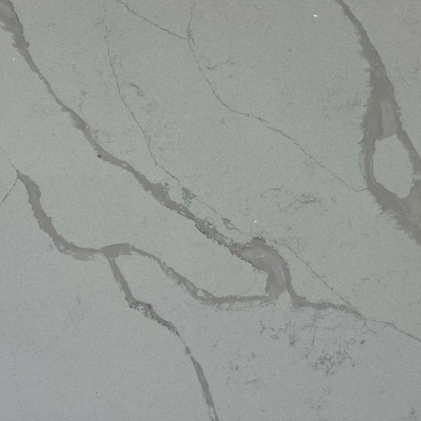 Calacatta Glacier quartz worktop by PQS
