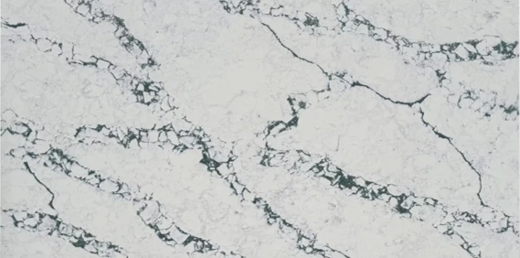 Calacatta Verde quartz kitchen worktop