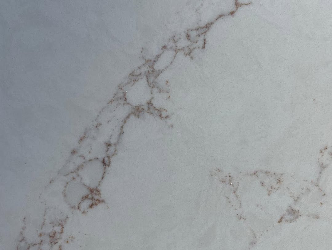 Crimson Frost (Shimmer) quartz kitchen worktop
