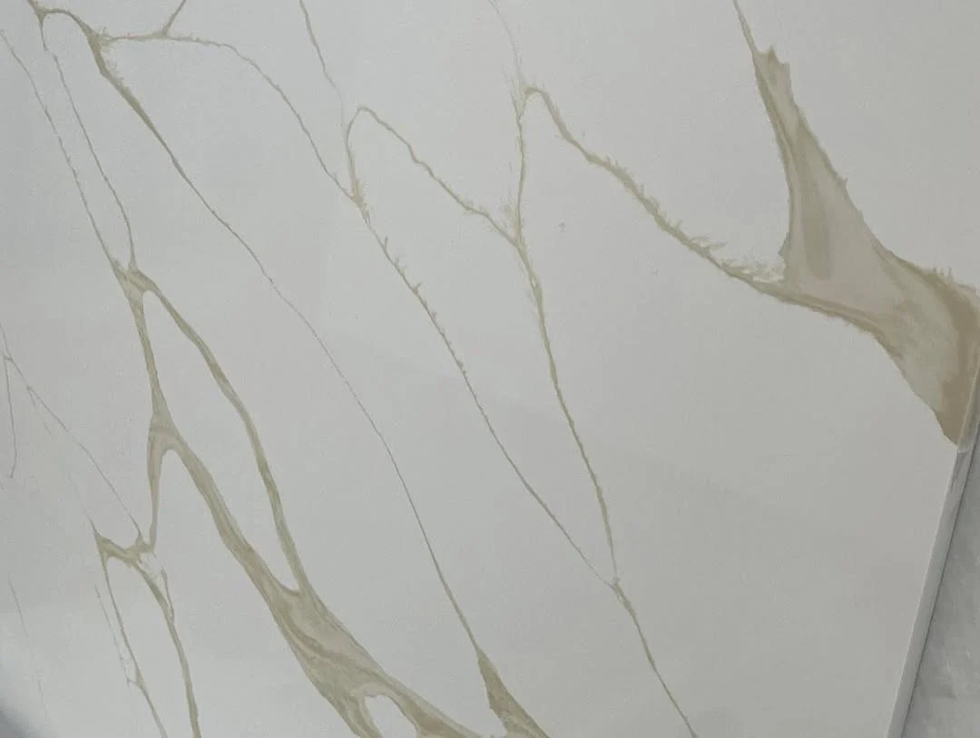 New Calacatta Gold quartz kitchen worktop