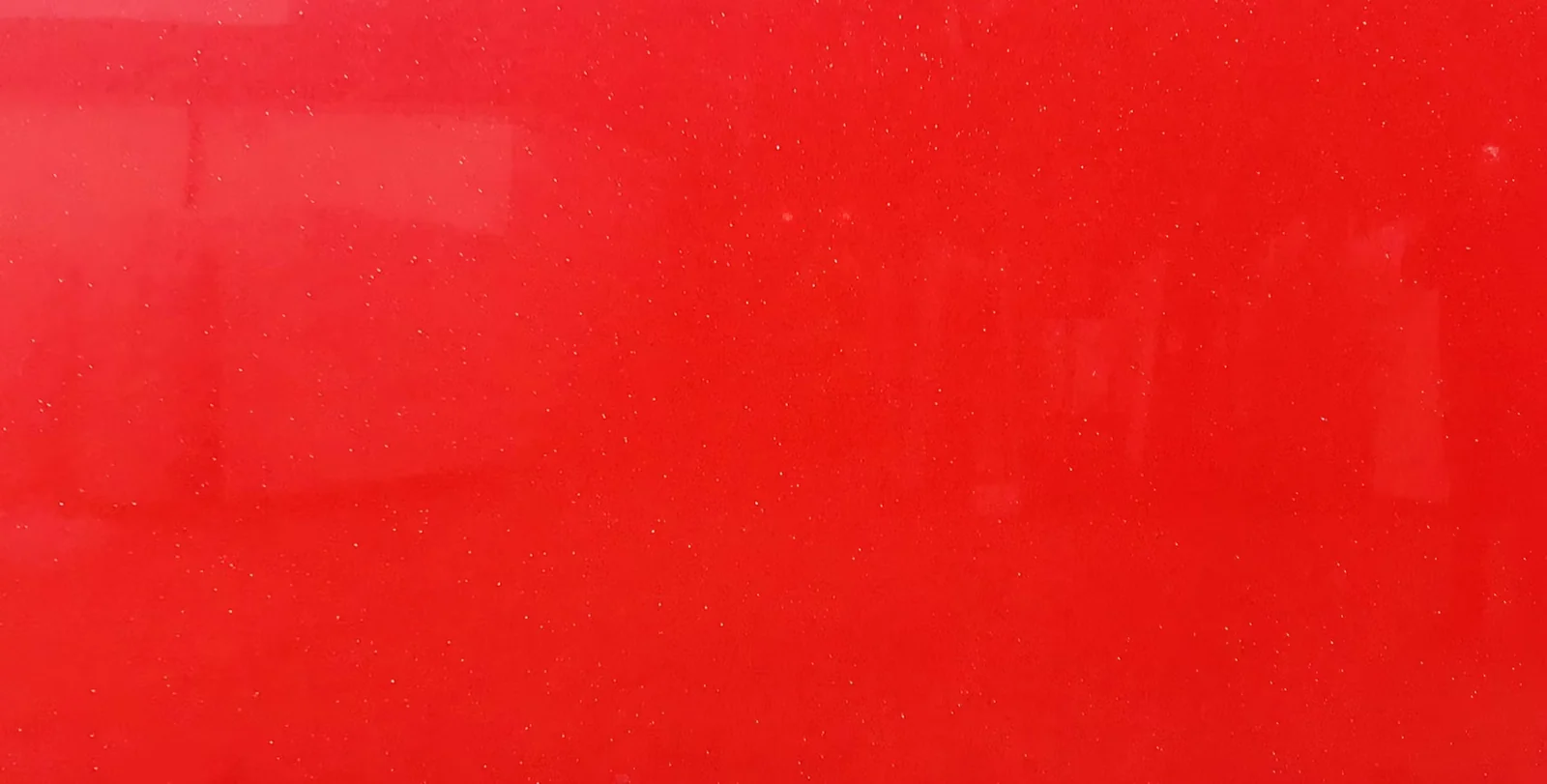 Red Sparkle quartz kitchen worktop