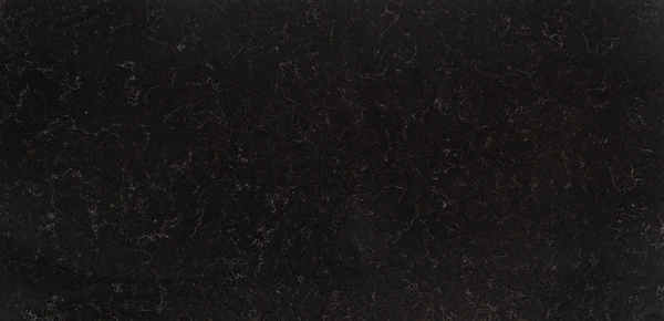 Java Black quartz worktop by Unistone