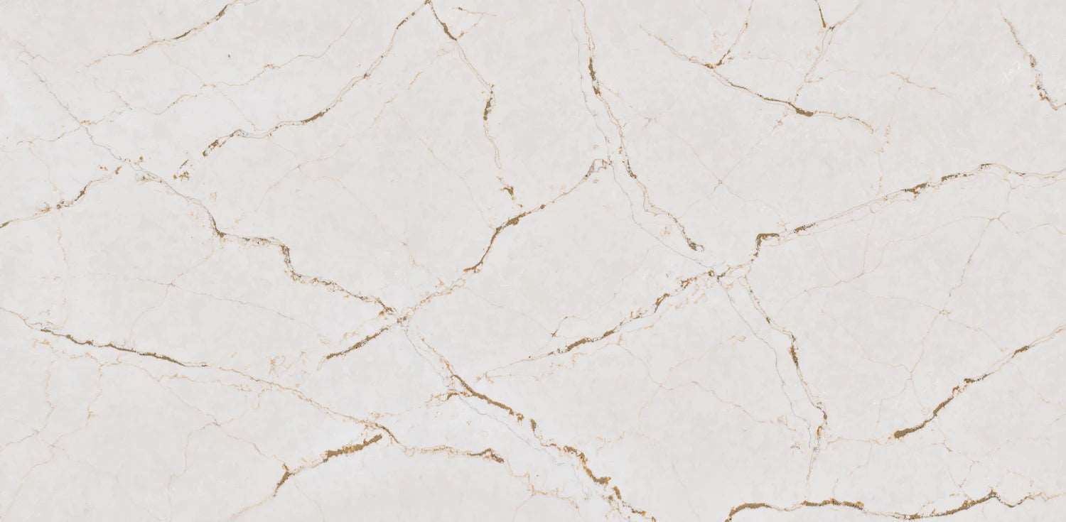 Versailles Ivory quartz kitchen worktop