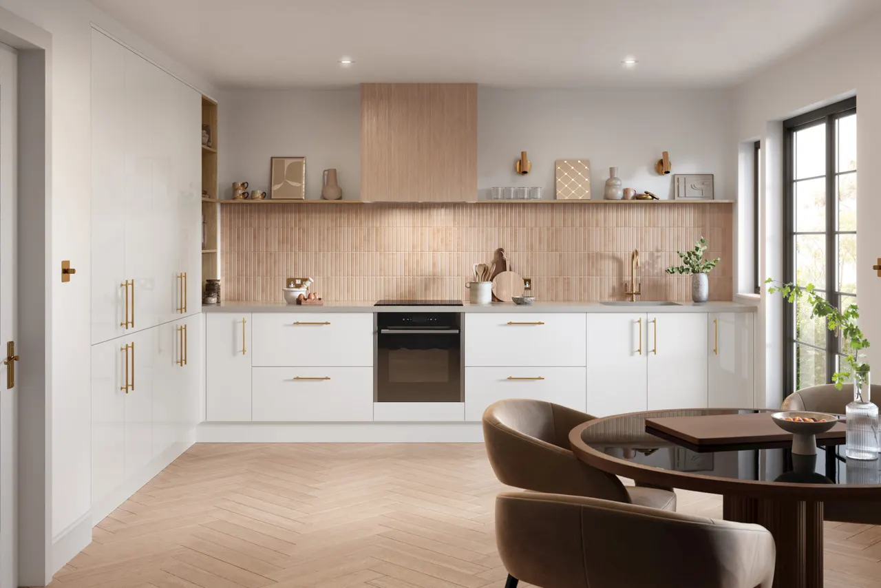Zurfiz in Supergloss White kitchen